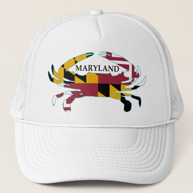 Maryland Flag Crab Hat (Front)
