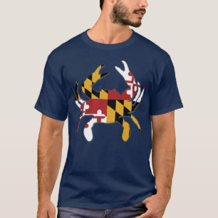 Maryland Flag Crab T-Shirt