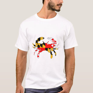 Maryland Flag Crab T-Shirt