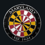Maryland Flag Dartboard<br><div class="desc">Excellent quality dartboard ideal for your pub,  garage,  mancave,  or anywhere else you play!</div>