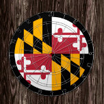 Maryland Flag Dartboard & Maryland /USA game board<br><div class="desc">Dartboard: Maryland & Maryland flag darts,  family fun games - love my country,  summer games,  holiday,  fathers day,  birthday party,  college students / sports fans</div>