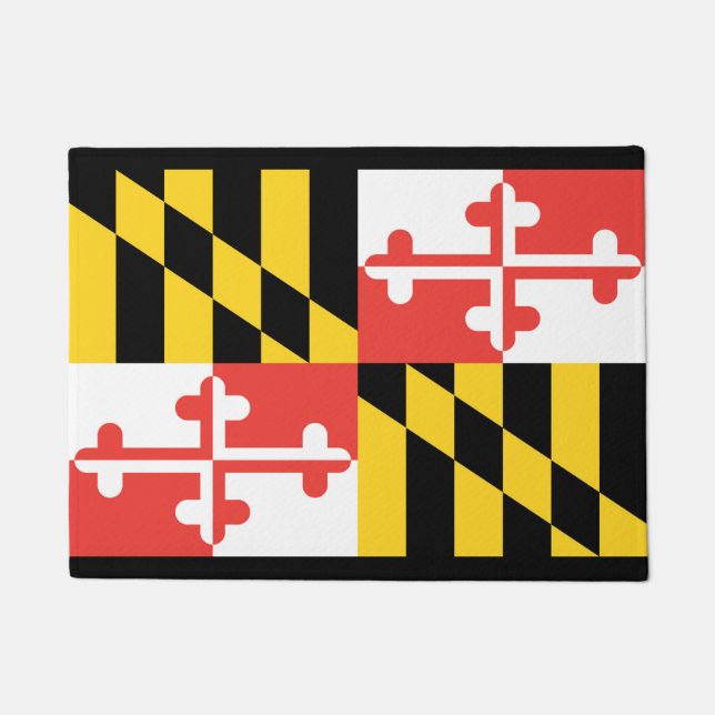 Maryland Flag Door Mat (Front)
