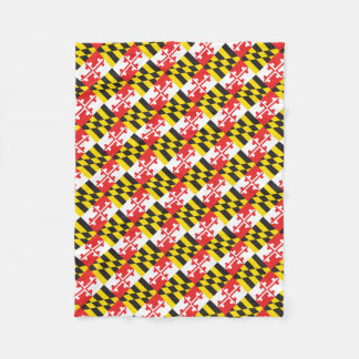 Maryland Flag Fleece Blanket