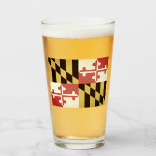 MARYLAND Flag - Glass