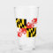 Maryland Flag Glass Cup
