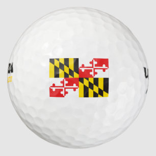 Maryland Flag Golf Balls