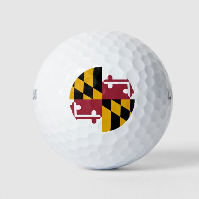 MARYLAND FLAG GOLF BALLS (Front)