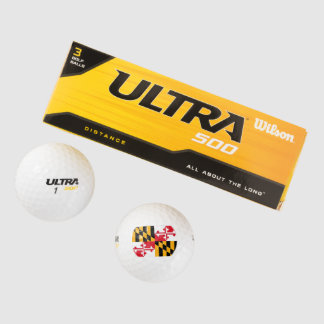 MARYLAND FLAG GOLF BALLS