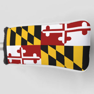 Maryland flag golf head cover