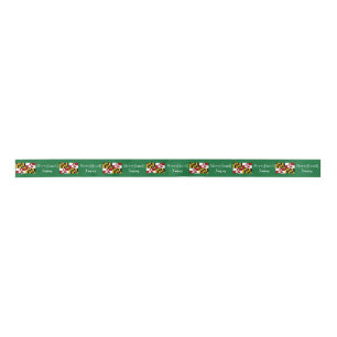 Maryland Flag Humourous Christmas Ribbon Satin Ribbon