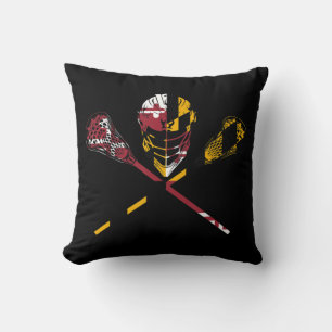 Maryland Flag Lacrosse Boys Men's Women's College  Cushion