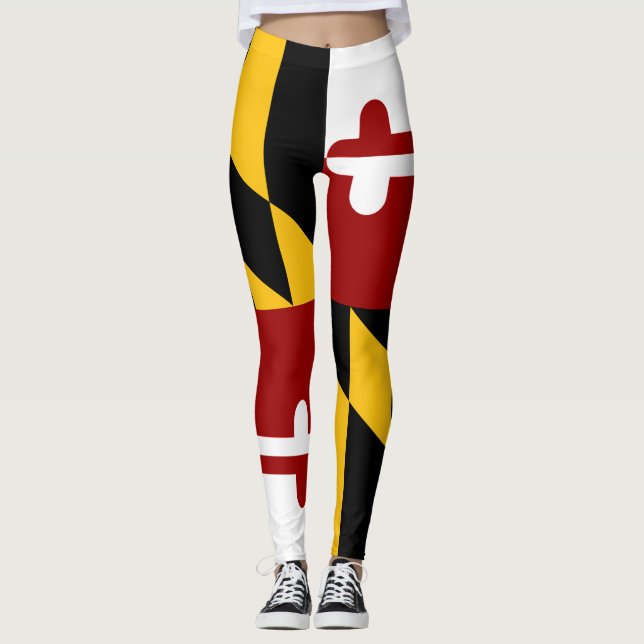 Maryland flag leggings (Front)