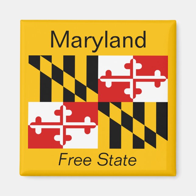 Maryland Flag Magnet (Front)