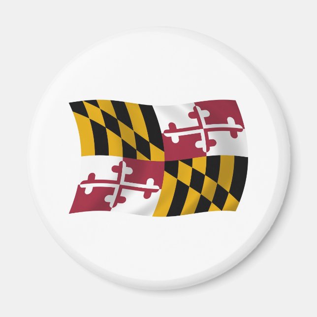 Maryland Flag Magnet (Front)
