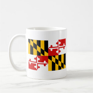 Maryland Flag + Map Mug