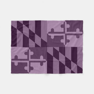 Maryland Flag Monochromatic blanket - plum