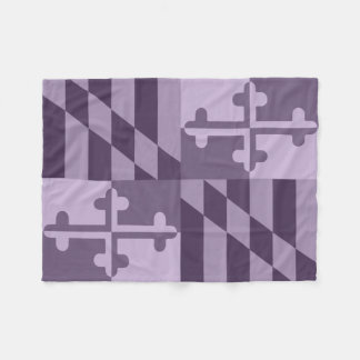 Maryland Flag Monochromatic blanket - purple
