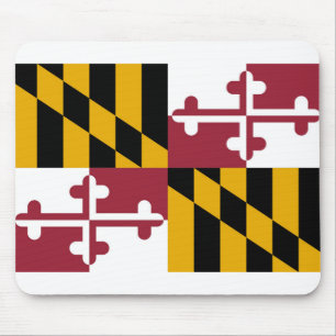 Maryland flag mouse mat