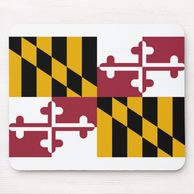 Maryland flag mouse mat (Front)