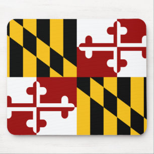 Maryland flag mouse mat