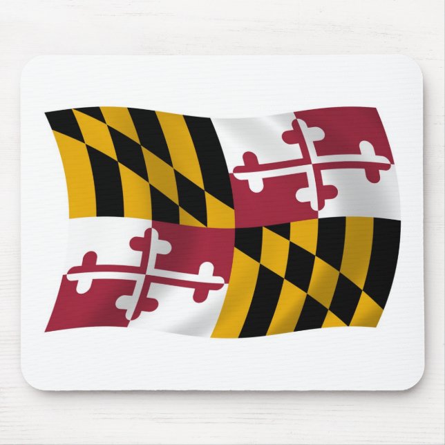Maryland Flag Mousepad (Front)