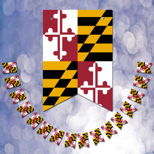 Maryland Flag Party, bunting Banners / Weddings