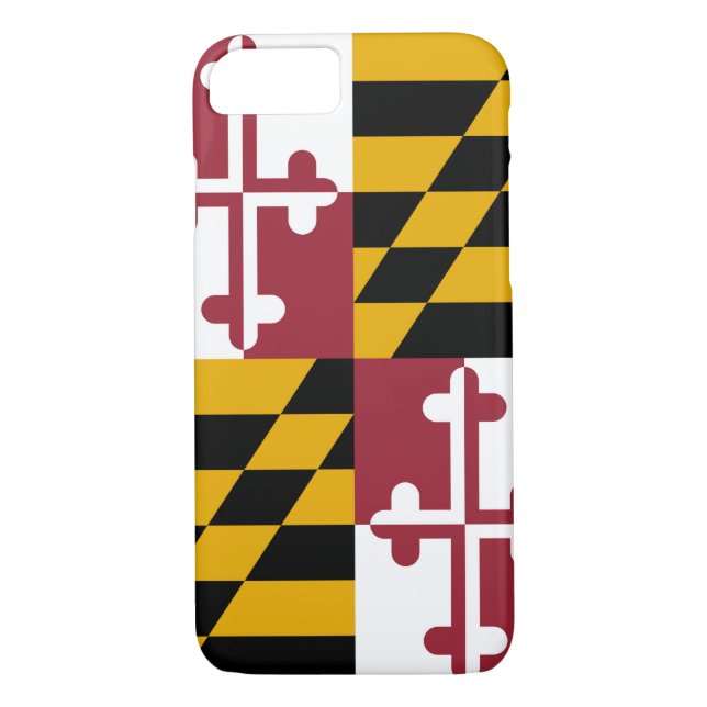 Maryland flag phone case (Back)