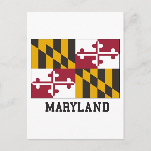Maryland Flag Postcard (Front)