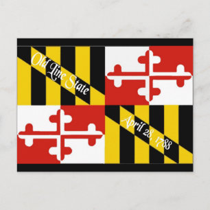 Maryland Flag Postcard
