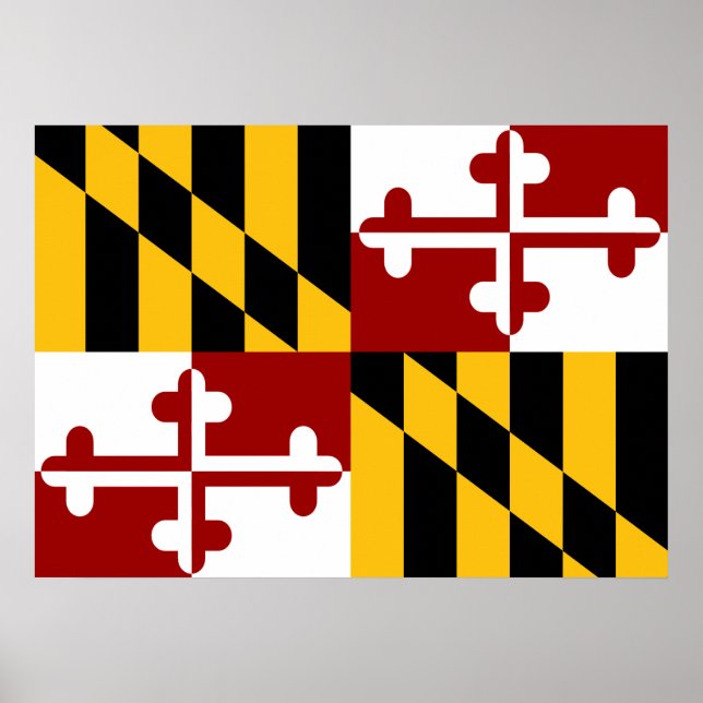 Maryland flag poster (Front)