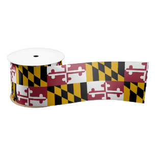 Maryland Flag Satin Ribbon