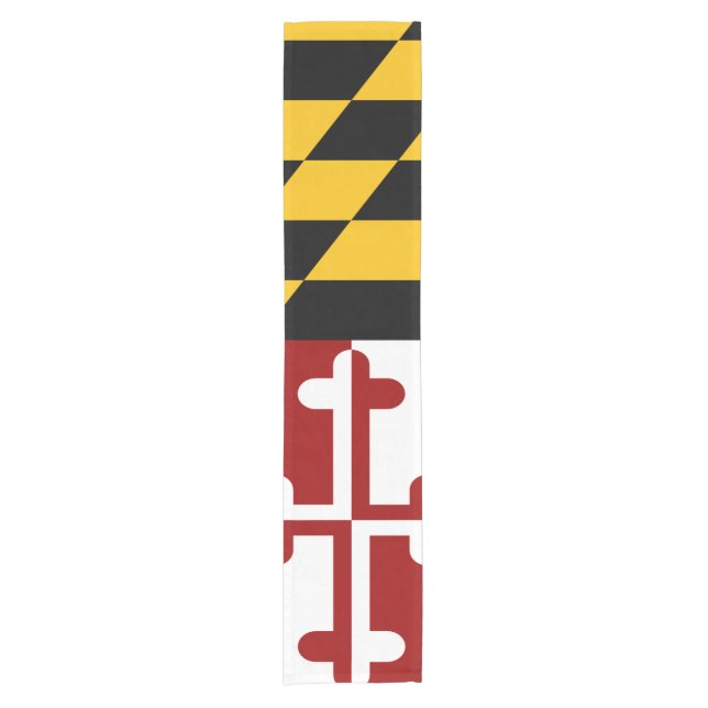 Maryland flag short table runner (Front)
