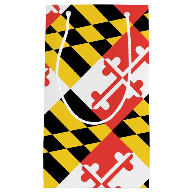 Maryland Flag Small Gift Bag (Front)