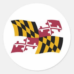 Maryland Flag Sticker