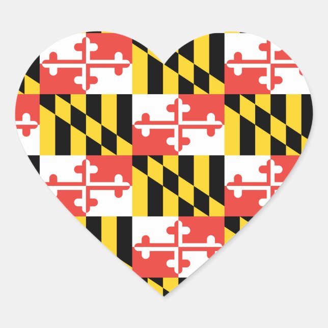 Maryland Flag Stickers (Front)