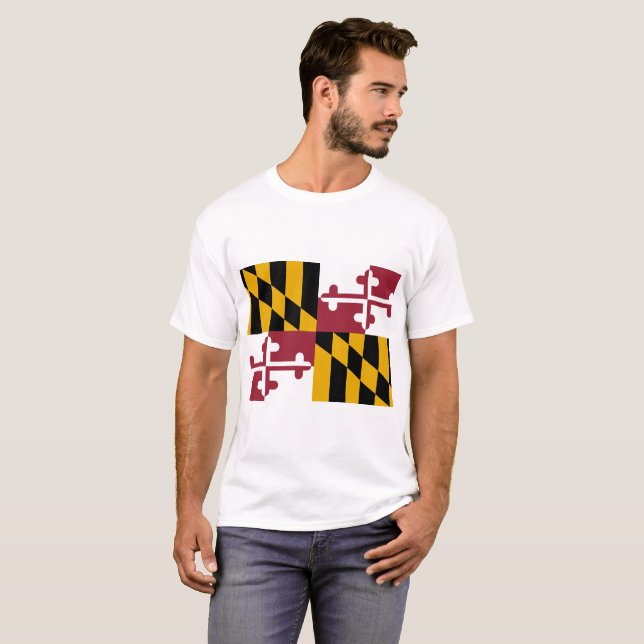 Maryland Flag T-Shirt (Front Full)