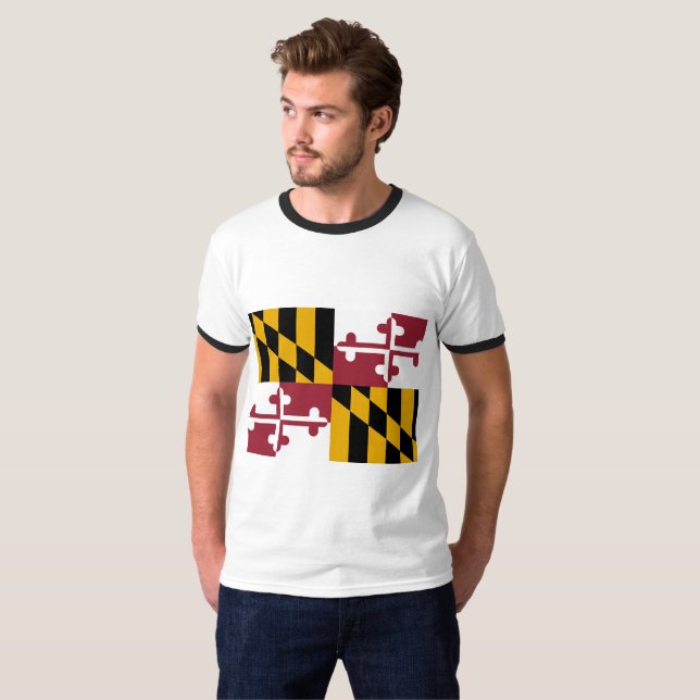 Maryland Flag T-Shirt (Front Full)