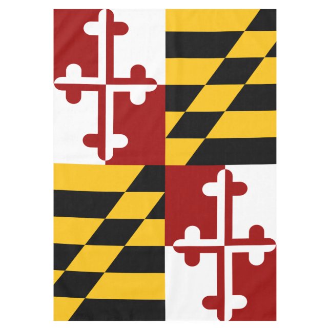Maryland flag tablecloth (Front)
