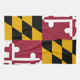 Maryland Flag Tea Towel