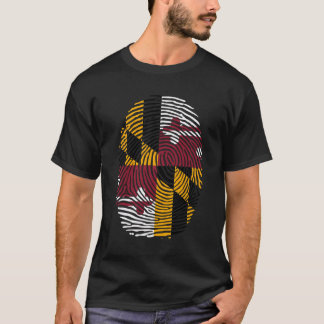 Maryland Flag Thumbprint T-Shirt