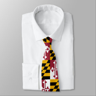 Maryland Flag Tie