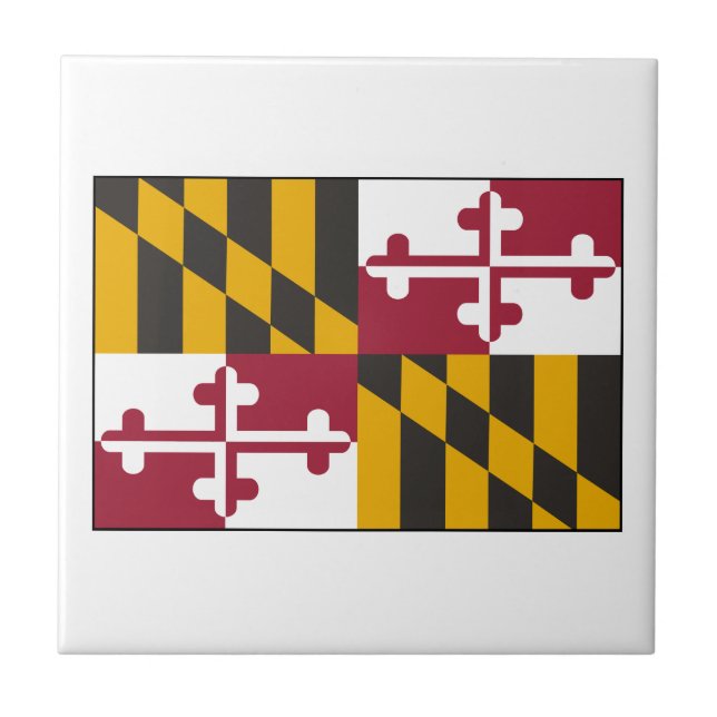 Maryland Flag Tile (Front)