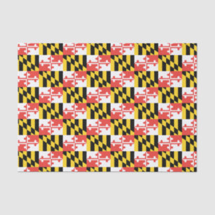 Maryland Flag Tissue Paper