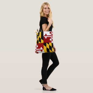 Maryland flag tote bag