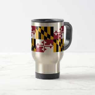Maryland flag travel mug