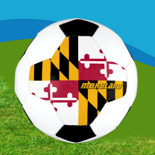 Maryland Football & Maryland Flag / USA Sport