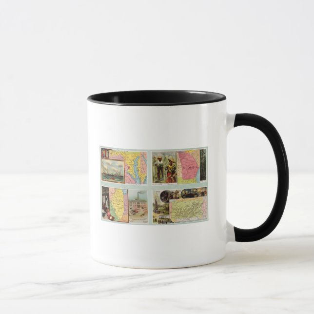 Maryland, Georgia, Illinois, Pennsylvania Mug (Right)