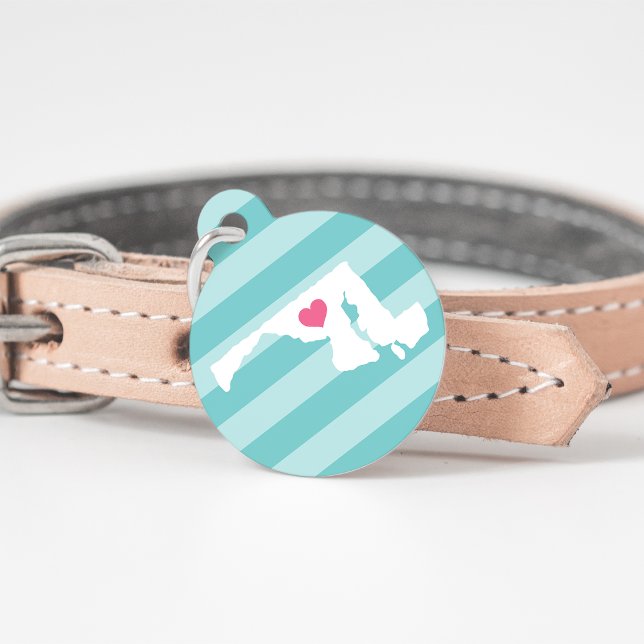 Maryland Heart Pet Tag (Creator Uploaded)