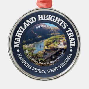 Maryland Heights Trail Metal Tree Decoration