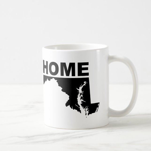 Maryland Home Away From State Mug or Travel Mug (Right)